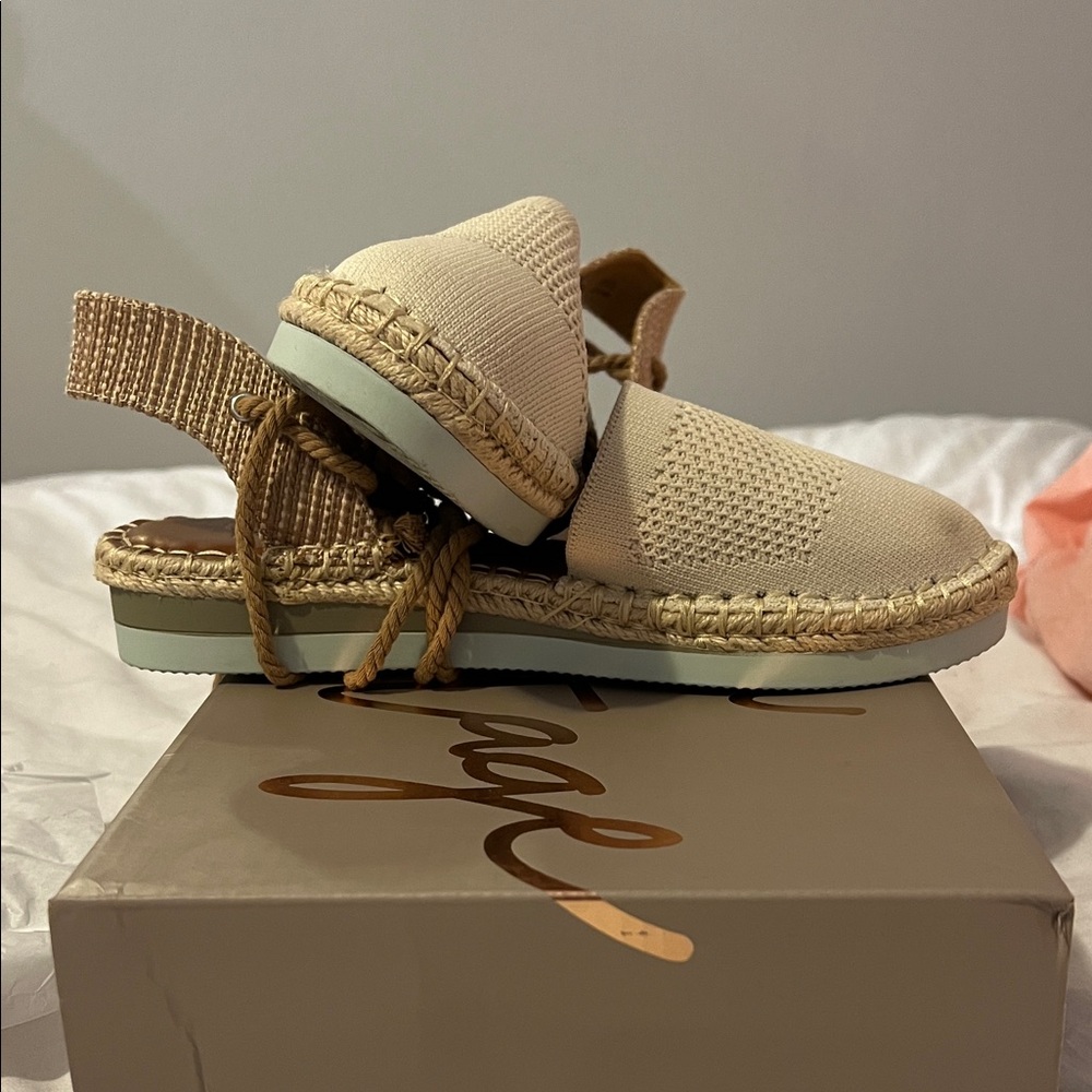 Crown Vintage Cream Espadrille
